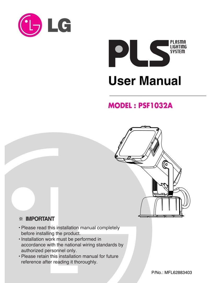 LG PSF1032A user manual