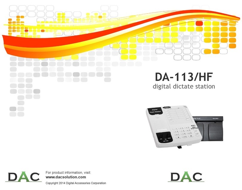 DAC DA-113/HF user guide