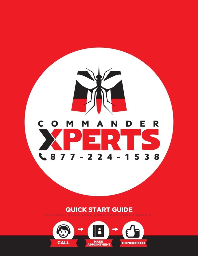 Mosquito Magnet Commander Xperts quick start guide