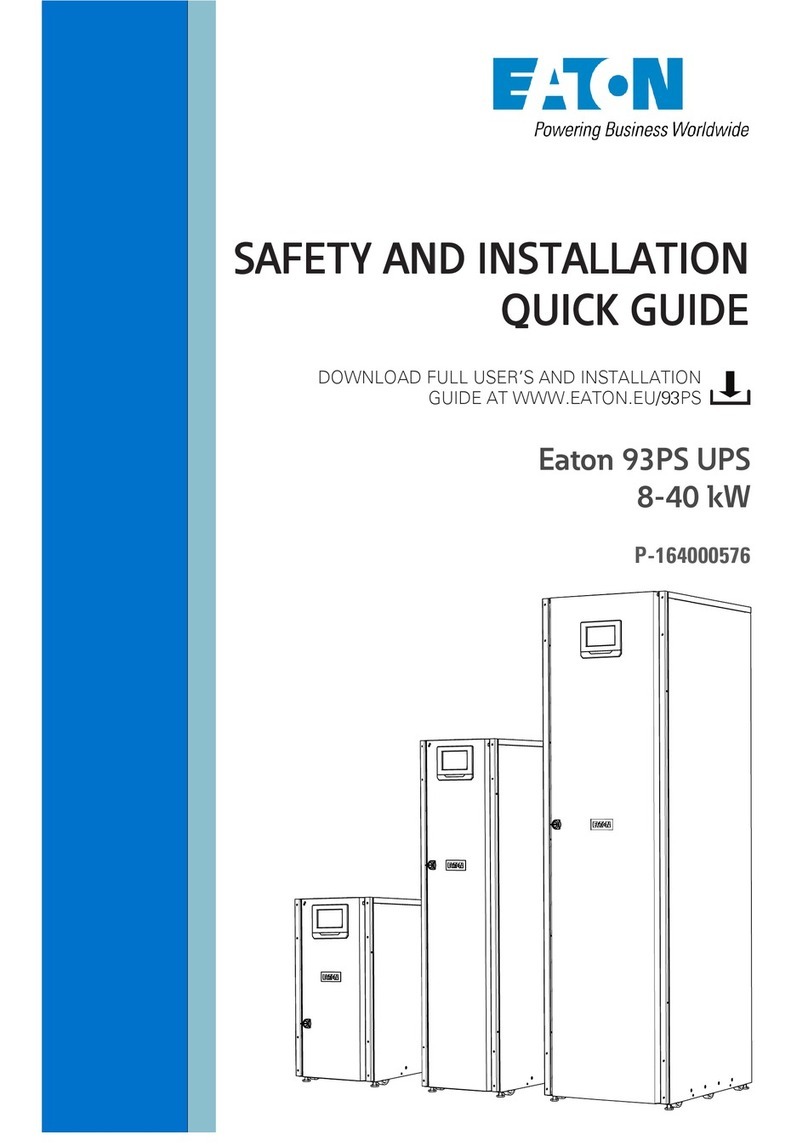 Eaton 93PS Setup guide