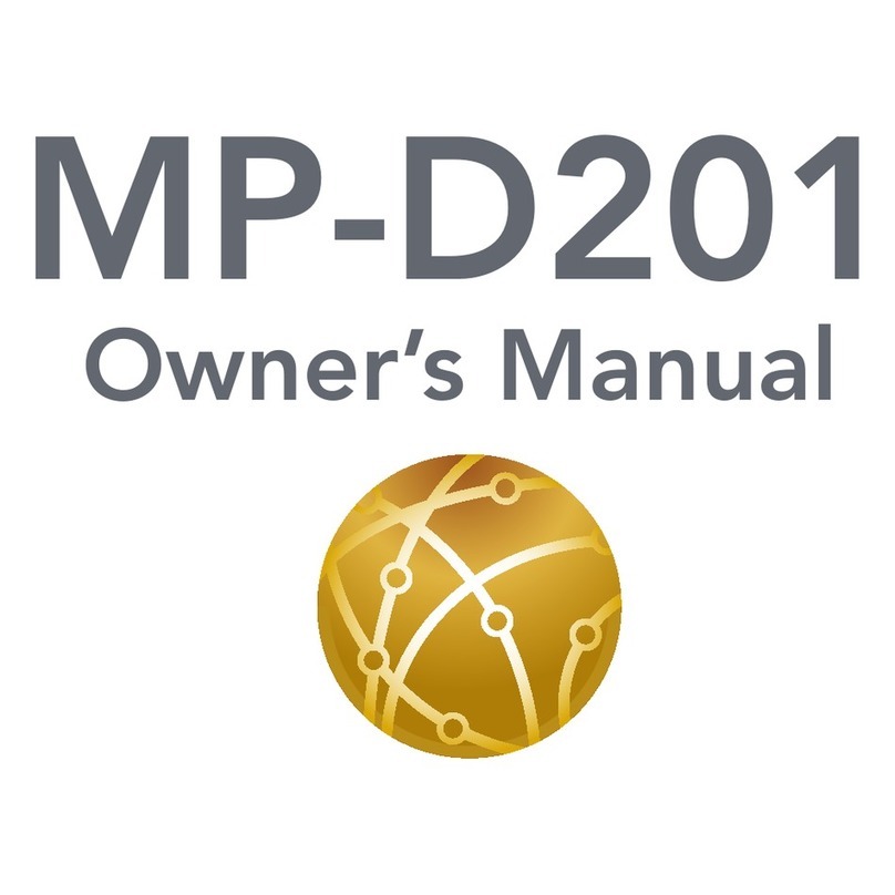 Vitus Audio MP-D201 owner's manual