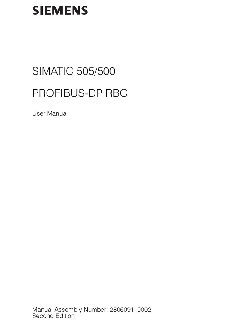 Siemens SIMATIC 500 User manual