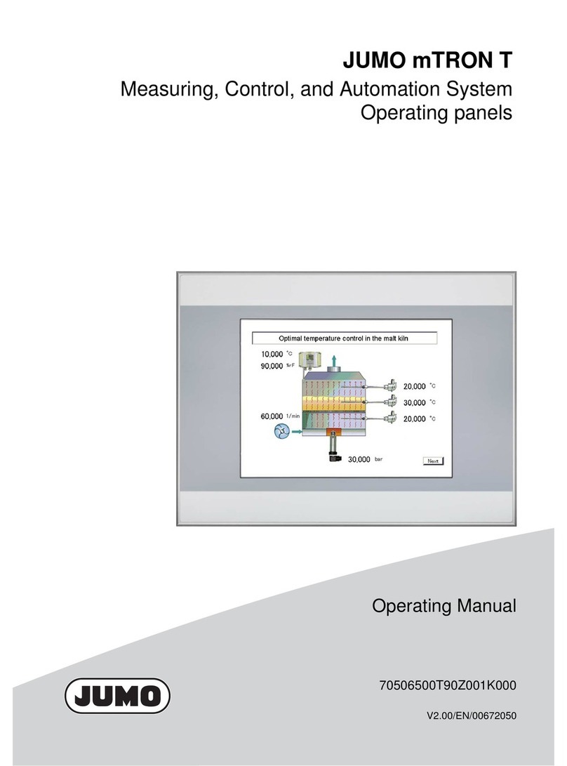 JUMO mTRON T 570 operating manual
