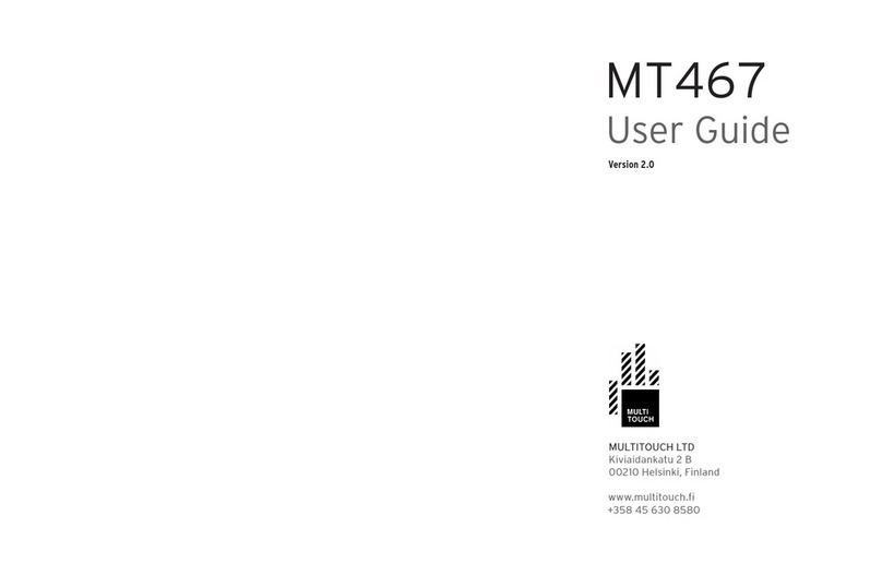 MultiTouch MT467 User manual