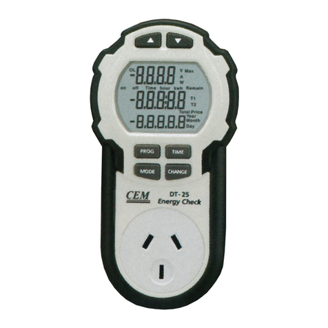 CEM DT-25 User manual