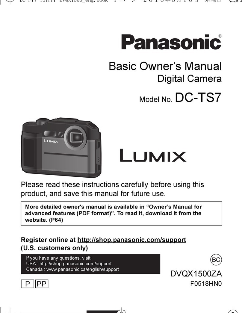Panasonic Lumix DC-TS7 User manual