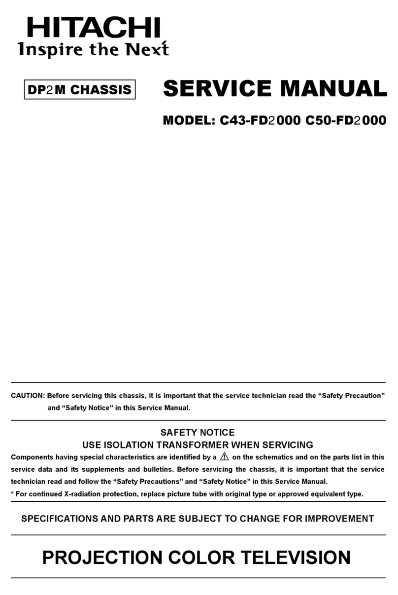 Hitachi C43-FD2000 Service manual