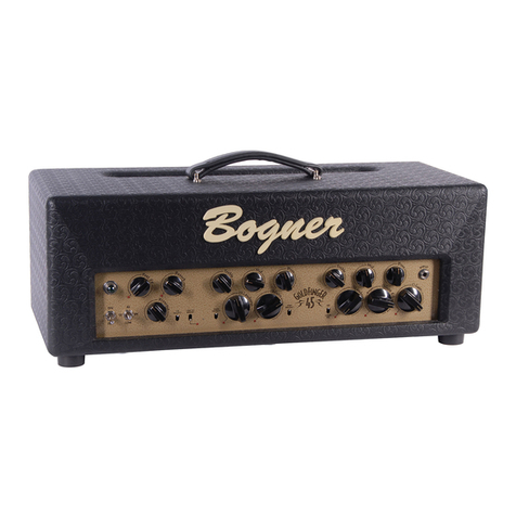 Bogner GOLDFINGER 45 user manual