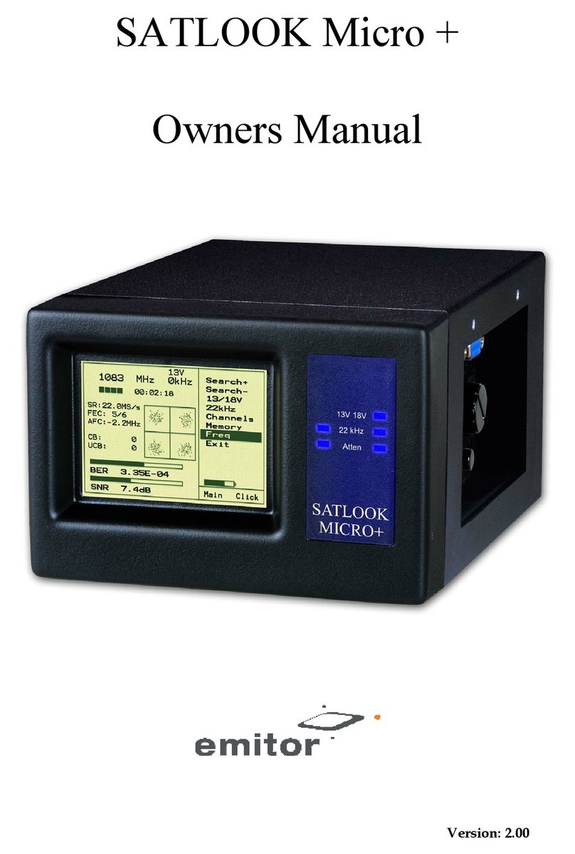 emitor SATLOOK Micro plus owner's manual
