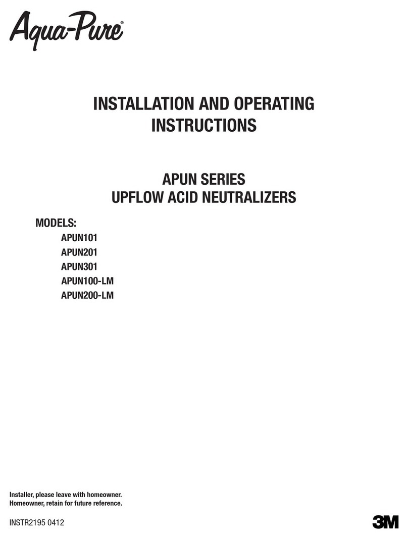 Aquapure APUN101 User manual