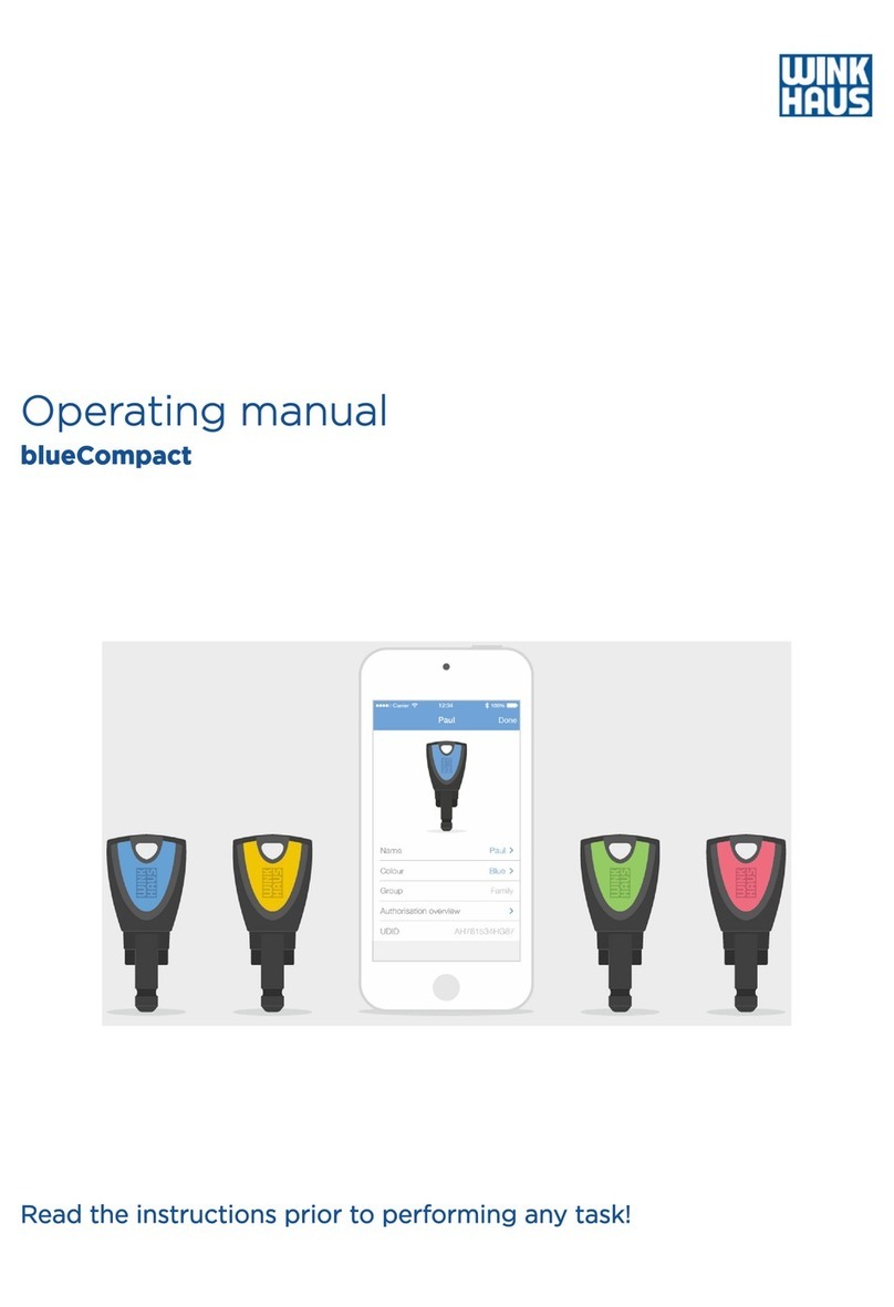 wink haus blueCompact operating manual