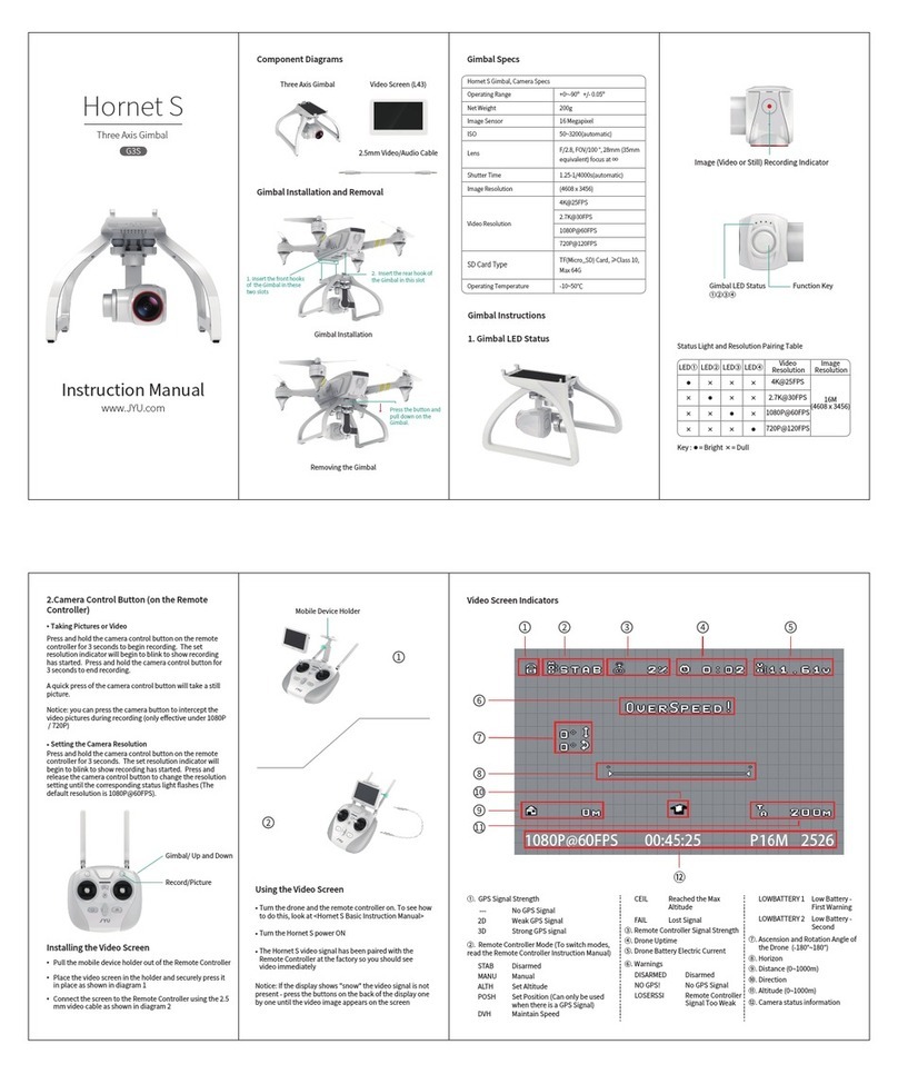 JYU Hornet S instruction manual