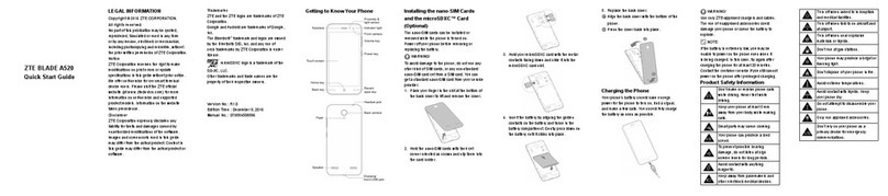 Zte BLADE A520 User manual