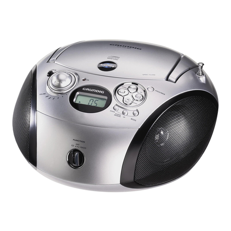Grundig RCD 1420 MP3 Technical manual