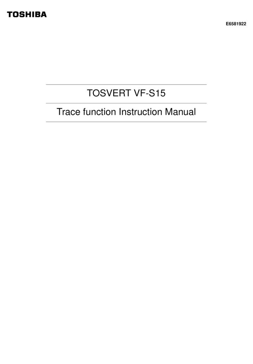 Toshiba TOSVERT VF-S15 series User manual