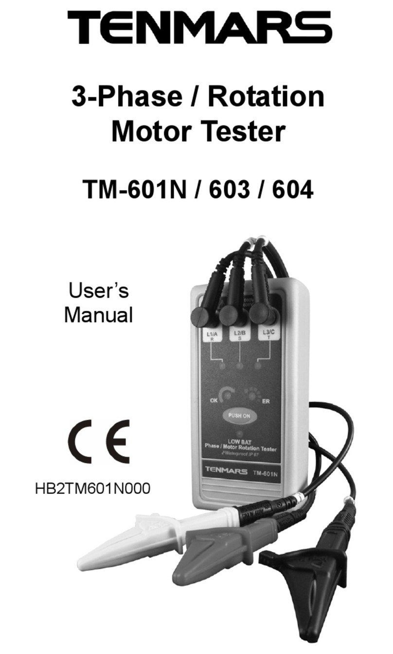 Tenmars TM-601N User manual