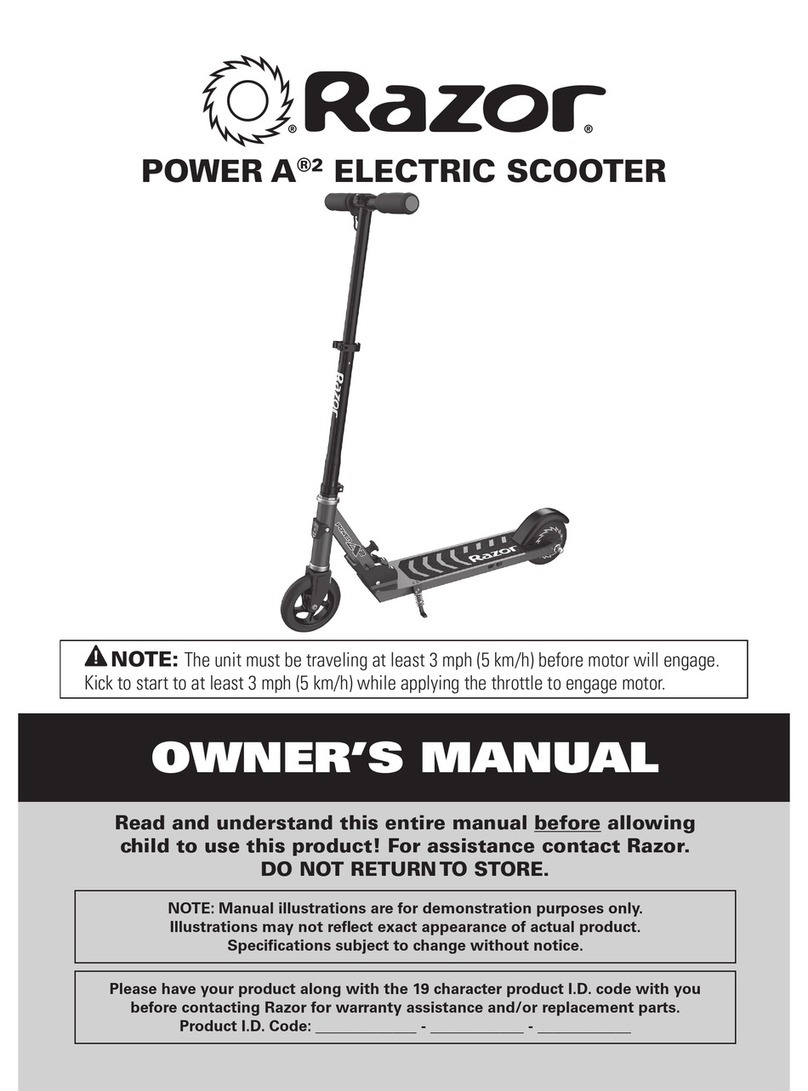 Razor POWER A 2 User manual