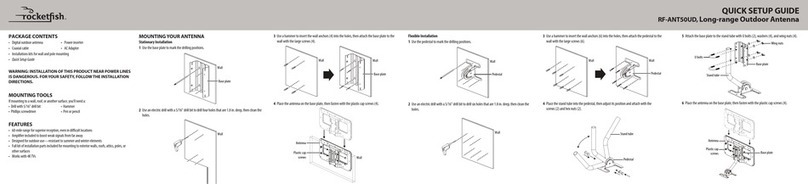 Rocket Fish RF-ANT50UD Quick setup guide