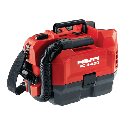 Hilti VC 5-A22 User manual
