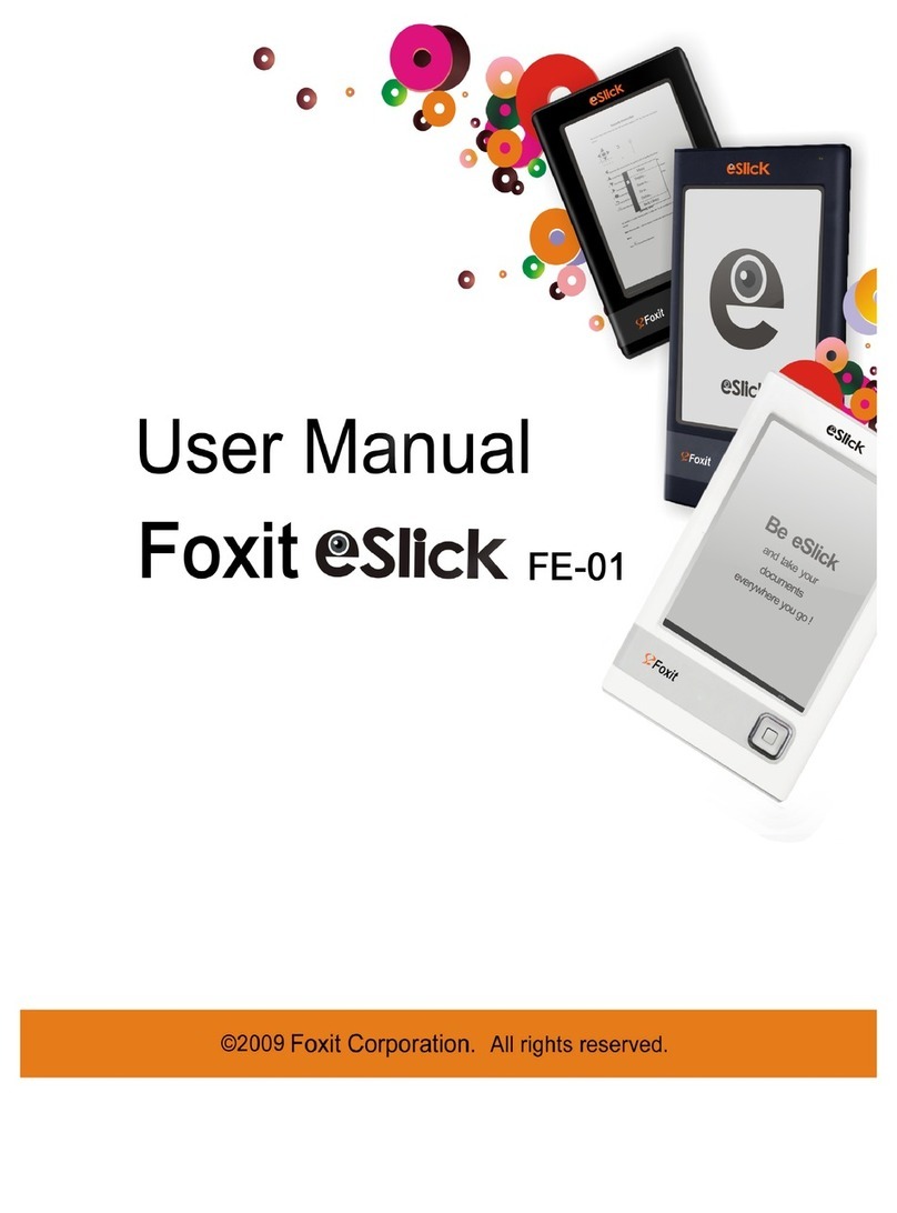 Foxit eSlick FE-01 User manual