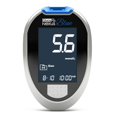 GlucoRx Nexus Blue TD-4277B Setup guide