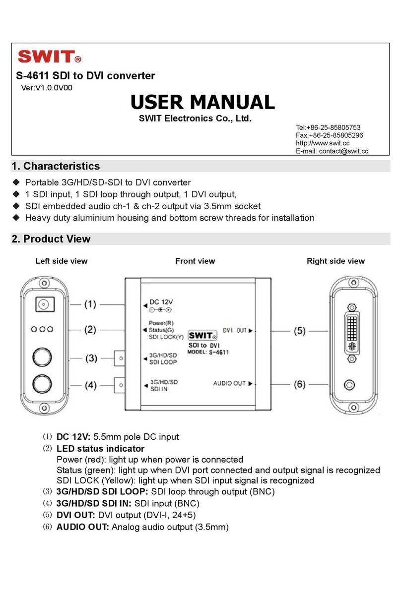 SWIT S-4611 user manual