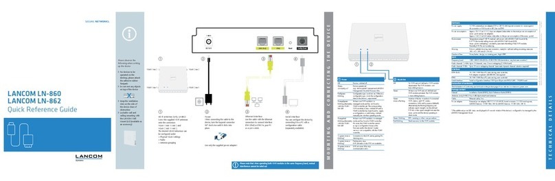 Lancom LN-860 Quick reference guide