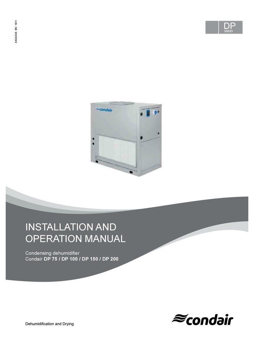 Condair DP 75 Installation and operation manual
