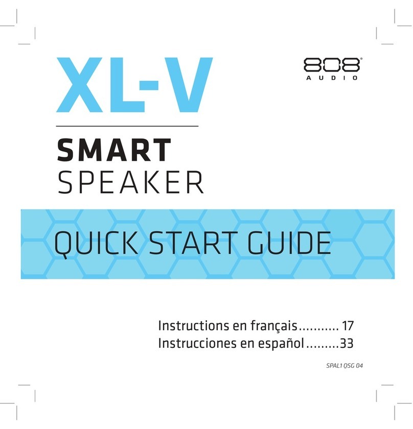 808audio XL-V User manual 808audio XL-V User manual