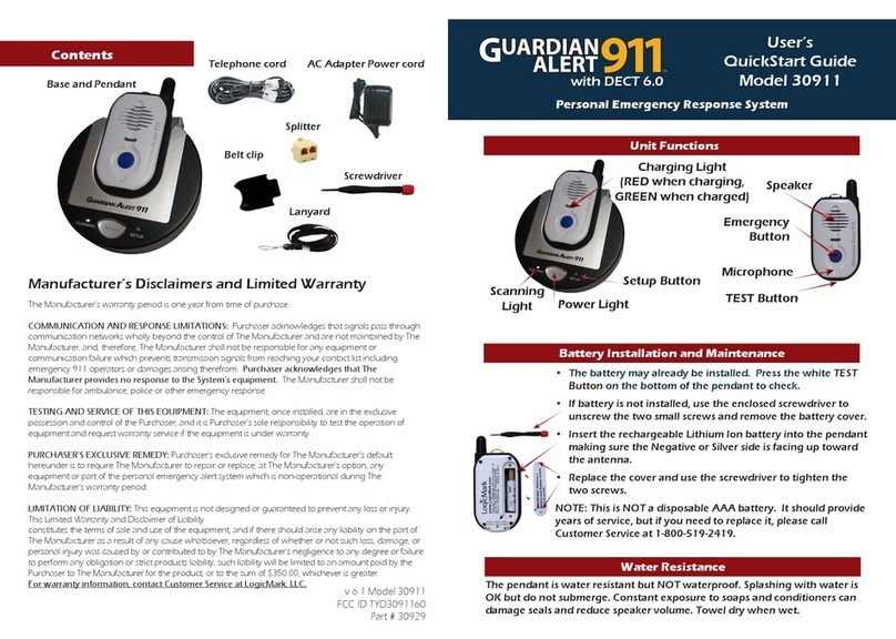 LogicMark GUARDIAN ALERT 911 User manual