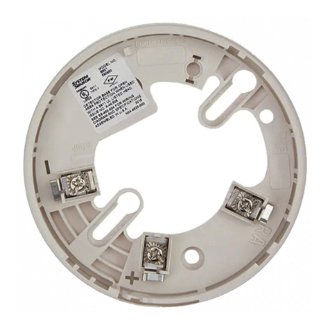 System Sensor B501A User manual