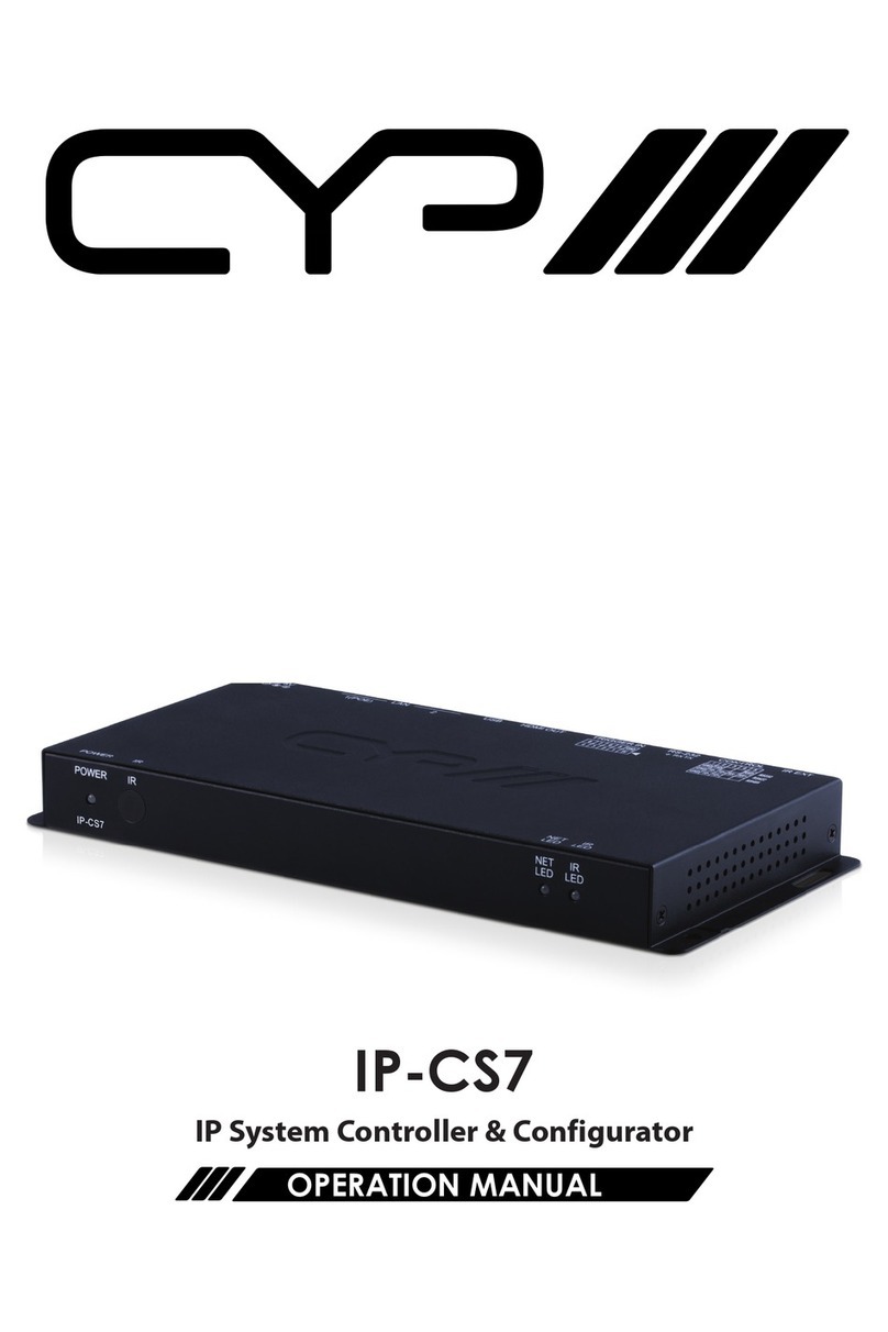 CYP IP-CS7 User manual