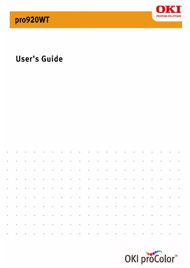 Oki pro920TW User manual