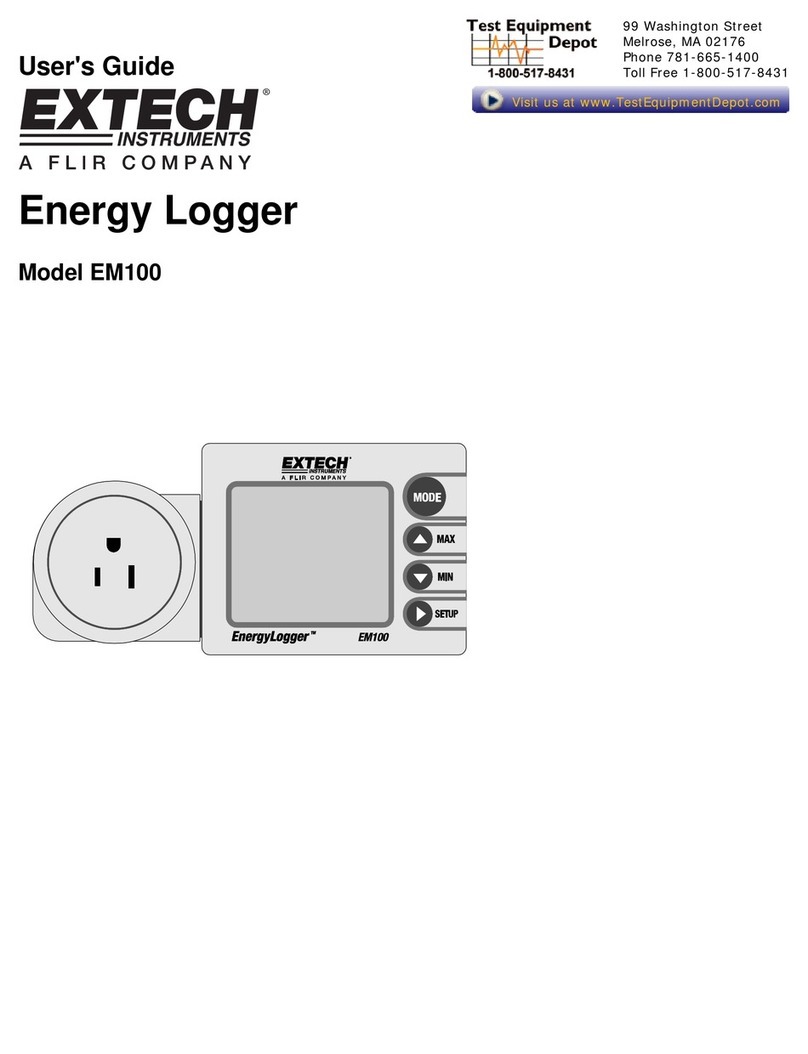 Extech Instruments EM100 User manual