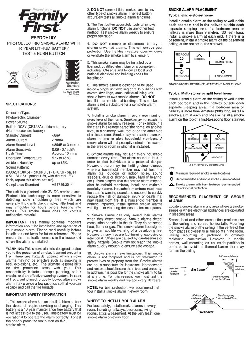 family first FFPDCH10Y user manual