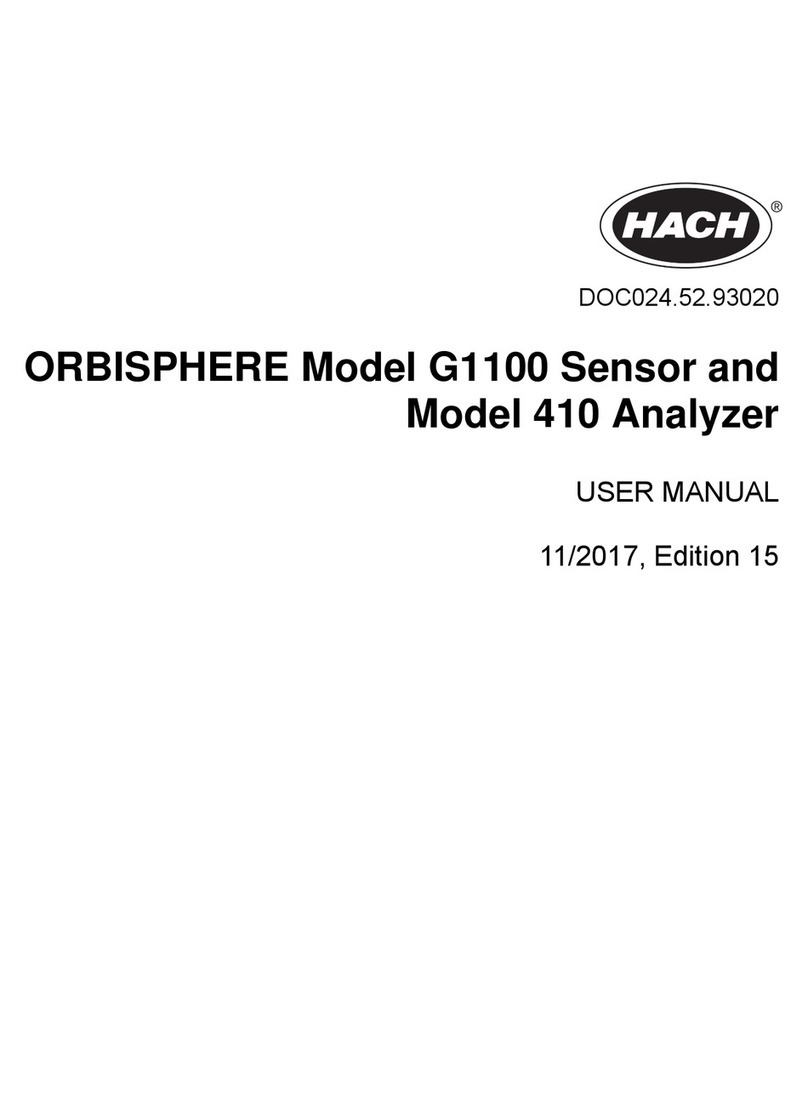 Hach ORBISPHERE G1100 User manual