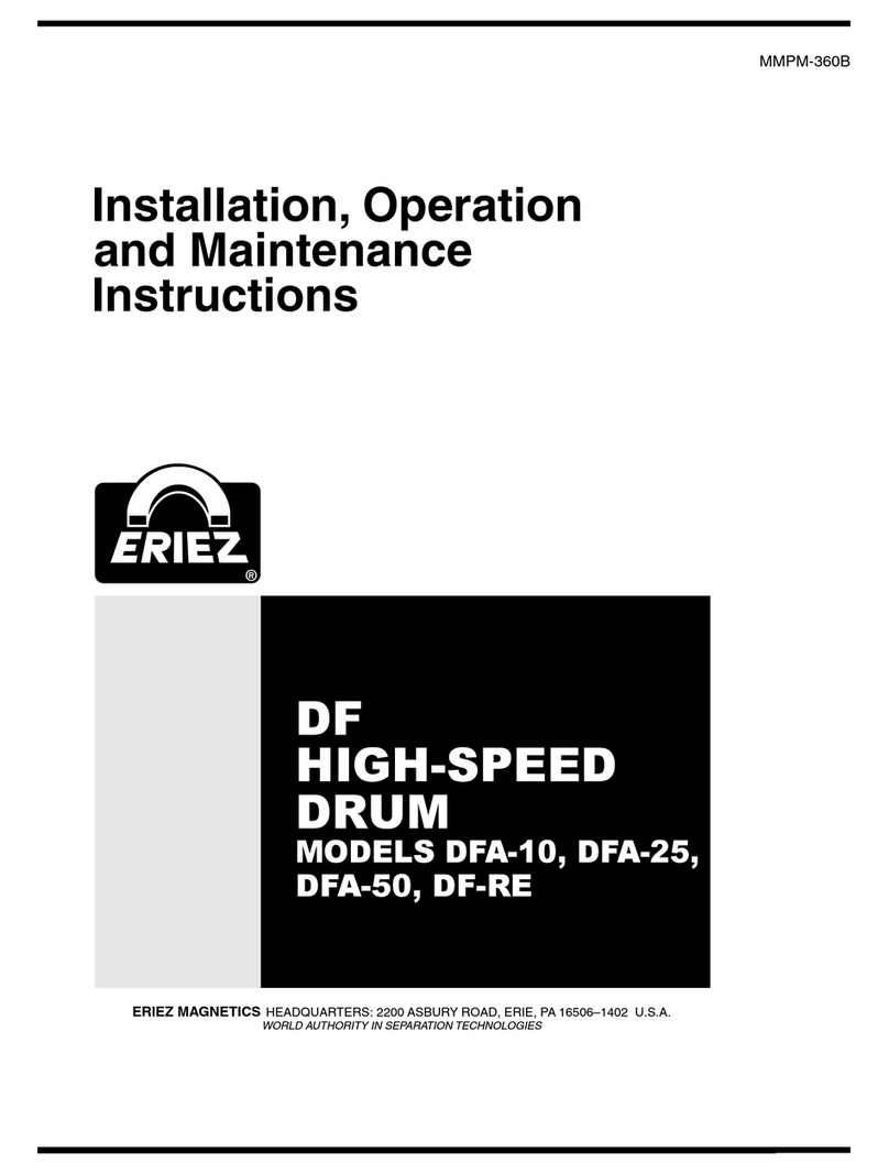 Eriez DFA-10 Manual