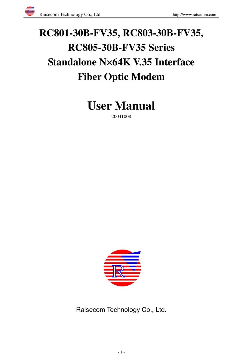 Raisecom RC801-30B-FV35-M user manual