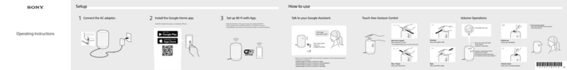 Sony LF-S50G operating instructions