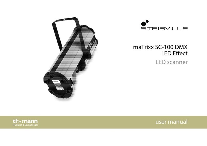 thomann STAIRVILLE maTrixx SC-100 DMX LED Effect User manual