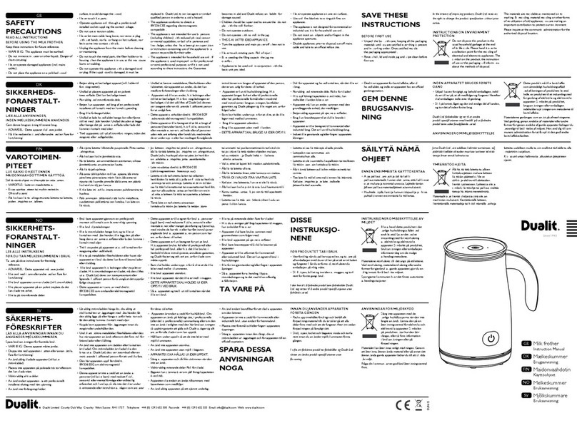 Dualit 84145 instruction manual