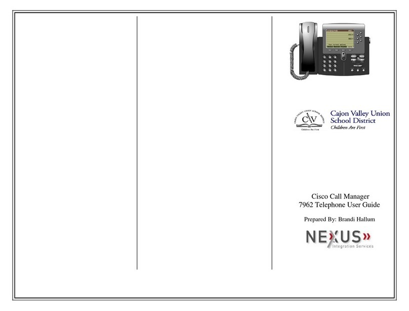 Cisco 7962 User manual
