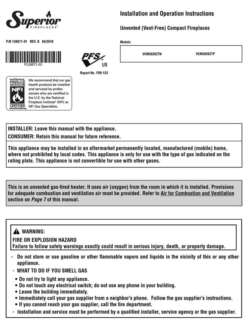 Superior VCM3026ZTN User manual