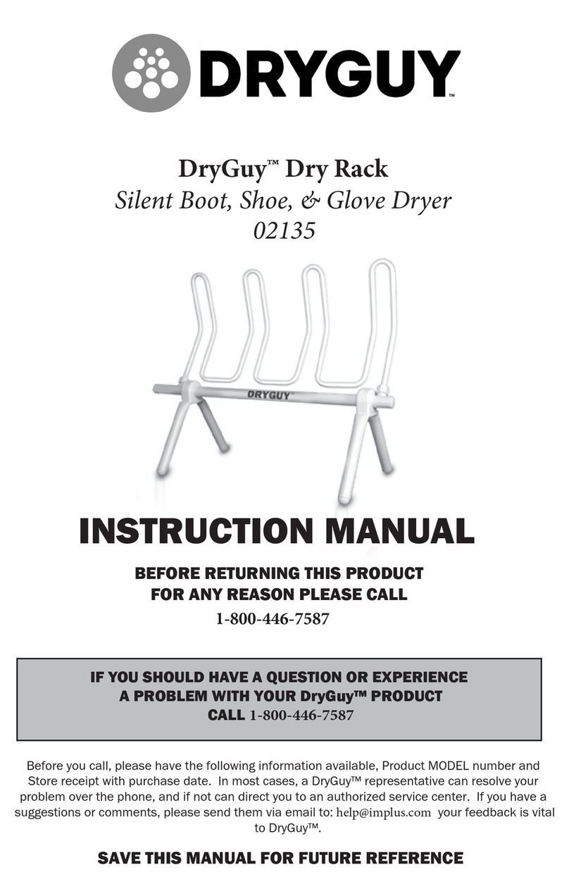 DryGuy 02135 instruction manual DryGuy 02135 instruction manual