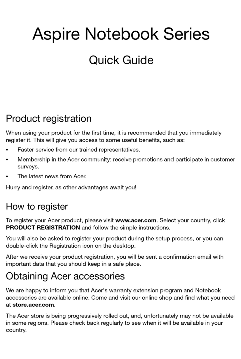 Acer Aspire Notebook Series User manual