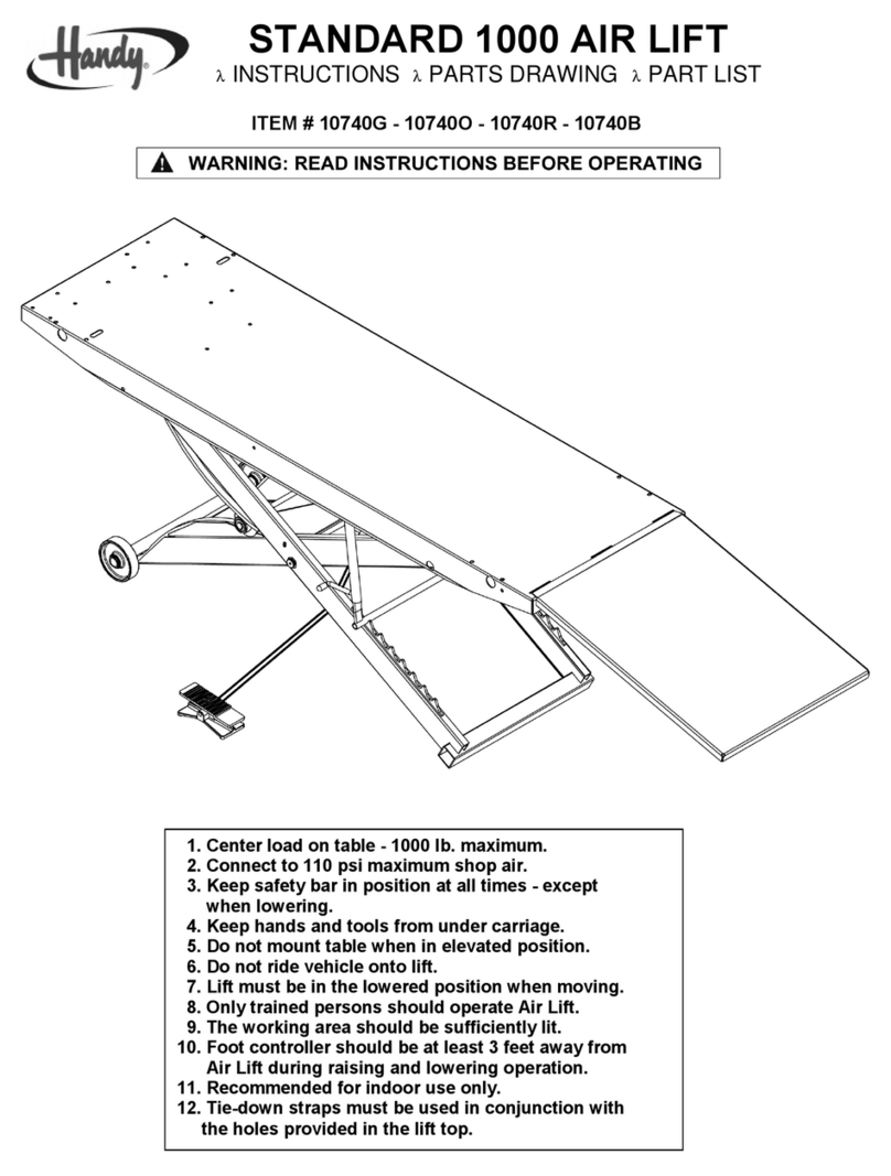 The Handy 10740G User manual
