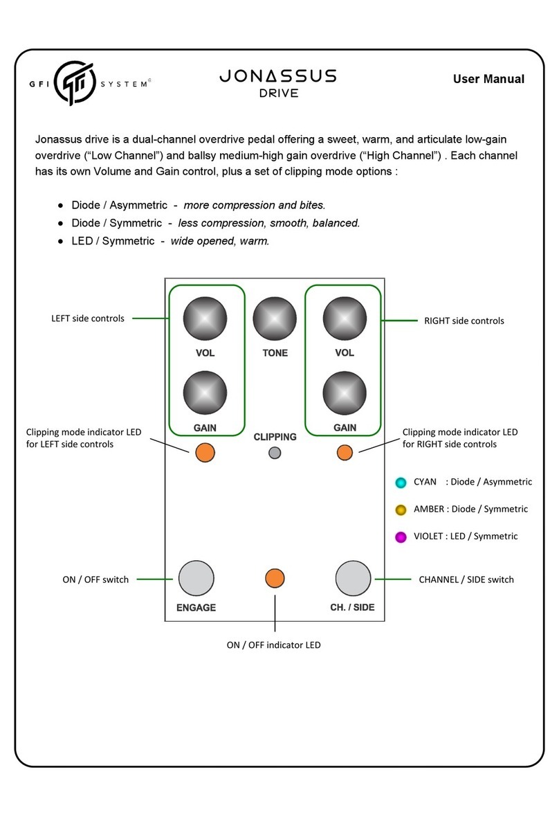GFI System Jonassus user manual