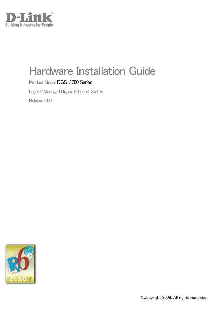 D-Link DGS-3700 Series User manual