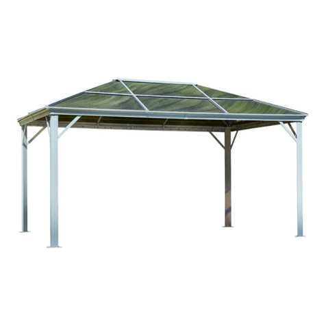 Gazebo penguin MARSEILLES 456201 installation manual