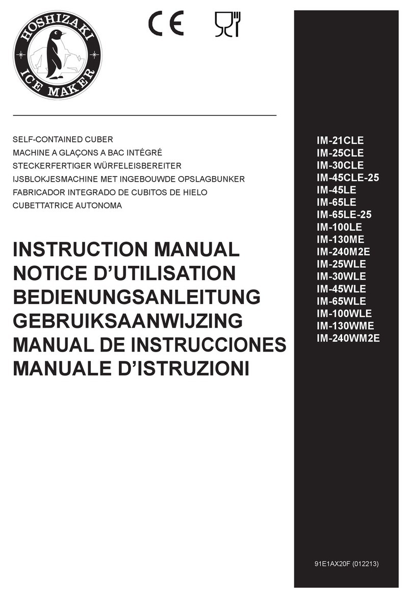 Hoshizaki IM-21CLE instruction manual
